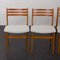 Mid-Century Danish Chairs in Teak and Grey Wool, 1960s, Set of 6, Image 3