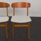 Mid-Century Danish Chairs in Teak and Grey Wool, 1960s, Set of 6 6