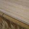 Aparador italiano de madera de roble con motivos tallados a mano y tablero de mármol travertino, Imagen 7