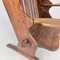 Arts & Crafts Handmade Wooden Sculptural Lounge Chair, 1900s 2