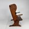 Arts & Crafts Handmade Wooden Sculptural Lounge Chair, 1900s, Image 7