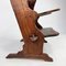 Arts & Crafts Handmade Wooden Sculptural Lounge Chair, 1900s 3