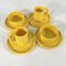 Yellow Dinnerware Set by Massimo Vignelli for Heller, 1970s, Set of 8 3