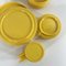 Yellow Dinnerware Set by Massimo Vignelli for Heller, 1970s, Set of 8 6
