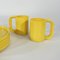 Yellow Dinnerware Set by Massimo Vignelli for Heller, 1970s, Set of 8 5