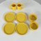 Yellow Dinnerware Set by Massimo Vignelli for Heller, 1970s, Set of 8 4