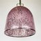 Lámpara colgante Neverrin de Murano en rosa de Gae Aulenti para Vistosi, Italia, años 70, Imagen 1