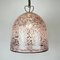 Neverrin Pendant Lamp in Pink Murano Glass by Gae Aulenti for Vistosi, Italy, 1970s 7