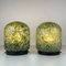 Neverrino Table Lamps in Green Murano Glass attributed to Gae Aulenti for Vistosi, Italy, 1970s, Set of 2 7
