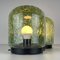 Lámparas de mesa Neverrino de Murano verde atribuidas a Gae Aulenti para Vistosi, Italia, años 70. Juego de 2, Imagen 11