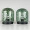 Lampes de Bureau en Verre Murano Neverrino Vert attribuées à Gae Aulenti pour Vistosi, Italie, 1970s, Set de 2 10