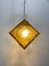 Lampe à Suspension avec Doubles Plaques de Murano attribuées à Mazzega, 1960s 2