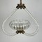 Lámpara de araña de Murano atribuida a Ercole Barovier Barovier & Toso, Italia, años 50, Imagen 10