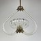 Lámpara de araña de Murano atribuida a Ercole Barovier Barovier & Toso, Italia, años 50, Imagen 1