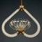 Lámpara de araña de Murano atribuida a Ercole Barovier Barovier & Toso, Italia, años 50, Imagen 12