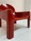 Roter Modell 4794 Sessel von Gae Aulenti für Kartell, 1974 7