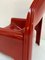 Roter Modell 4794 Sessel von Gae Aulenti für Kartell, 1974 5