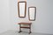 Mesa y espejos daneses modernos de teca, años 60. Juego de 3, Imagen 1