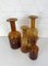 Danish Amber Floor Vases by Otto Brauer for Holmegaard, 1950s, Set of 4 11