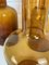 Danish Amber Floor Vases by Otto Brauer for Holmegaard, 1950s, Set of 4 15