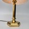 Lámpara de mesa de latón de Deknudt, años 70, Imagen 3