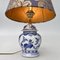 Vintage Chinese Blue Vase Lamp, 1960s 2