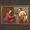 Italienischer Schulkünstler, Jesus und die Samariterin am Brunnen, 17. Jh., Öl auf Leinwand 1