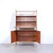 Vintage Bookcase Cabinet with Flap, 1960s 4