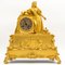 Horloge Parisienne en Bronze Doré au Mercure, 1800s 7