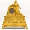 Mercury Gilded Bronze Parisan Clock, 1800s 7