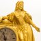 Horloge Parisienne en Bronze Doré au Mercure, 1800s 8