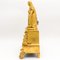 Vergoldete Quecksilberuhr aus Pariser Bronze, 1800er 5