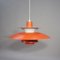 Lampada da soffitto Ph-5 di Poul Henningsen per Louis Poulsen, anni '50, Immagine 2