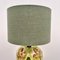 Ceramic Table Lamp with Leaves, 1980s 4