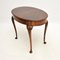 Antique Burr Walnut Occasional Table, 1900s 4