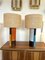 Mid-Century Italian Ceramic Mondrian Table Lamps from Bitossi, 1990s, Set of 2 3