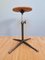 Architect Stool with Wooden Seat and Gray-Green Lacquered Metal Base by Friso Kramer for Ahrend de Cirkel, 1960s, Image 5