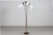 Mid-Century Scandinavian Floor Lamp in Brass and Teak by Josef Frank, 1960s 2