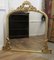 Large Gilt Rococo Arched Over Mantle Mirror, 1960s, Image 4