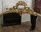 Large Gilt Rococo Arched Over Mantle Mirror, 1960s 7