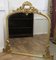 Large Gilt Rococo Arched Over Mantle Mirror, 1960s 1