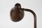 Lámpara de escritorio Vilhelm Lauritzen flexible de latón de Lyfa, Dinamarca, años 40, Imagen 8