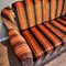 Orange & Black Striped Velvet Fringe Sofa, 1960s, Image 8