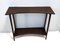 Postmodern Ebonized Beech Console Table with Lower Shelf, Italy, 1980s, Image 1