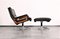King Chair and Ottoman by André Vandenbeuck for Strässle, 1950s, Set of 2 18