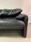 Maralunga 3-Seater Sofa in Black Leather by Vico Magistretti for Cassina, 1990s 6