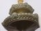 Lámpara de araña antigua de bronce y alabastro con seis luces, años 10, Imagen 7
