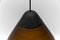 Brown Cone Shape Glass Ceiling Lamp by Peill & Putzler, 1960s, Image 11