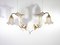 Art Nouveau Brass Wall Lamps, Prague, 1910s, Set of 2 1