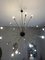 Ottone Sputnik vintage grande con cristales de Murano, años 90, Imagen 5